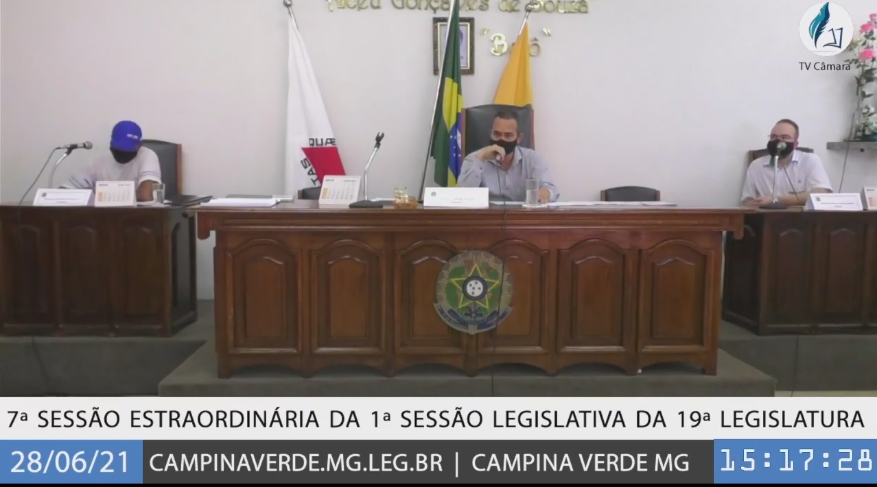 7ª SESSÃO EXTRAORDINÁRIA DA 1ª SESSÃO LEGISLATIVA DA 19ª LEGISLATURA