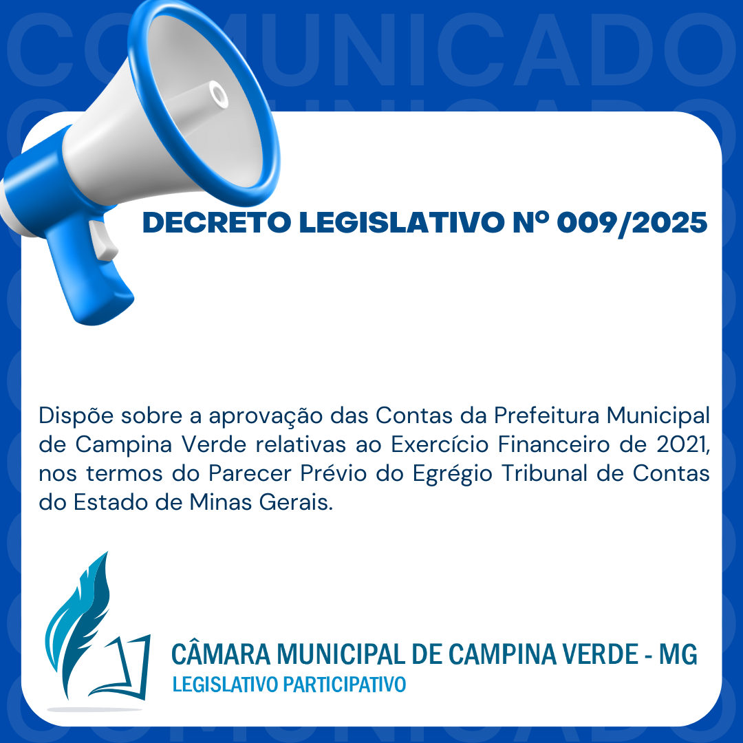 DECRETO LEGISLATIVO Nº. 009/2025
