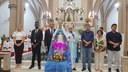 O presidente da Câmara e vereadores marcam presença na missa em louvor a Nossa Senhora da Medalha Milagrosa
