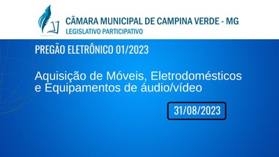 Pregão Eletrônico 01/2023 