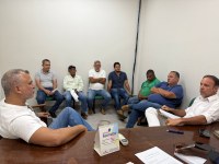 Presidente da Câmara Municipal recebe representantes do Sispm para reunião sobre redução da carga horária de trabalho da Enfermagem