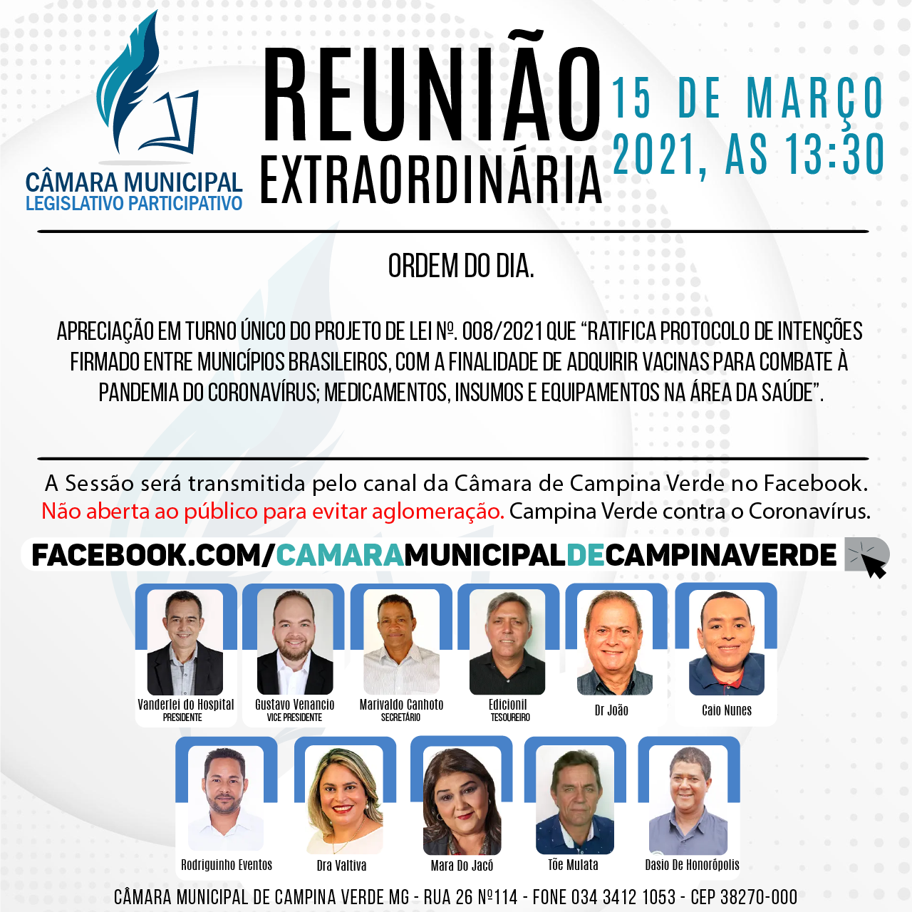 Reunião Extraordinária