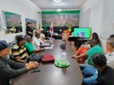 Vereadores participam de reunião com o objetivo de implementar a coleta seletiva e a cooperativa de reciclagem no município