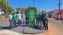 Vereadores participaram da inauguração da Estação de Hidratação Sicredi em Campina Verde