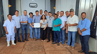 Vereadores participaram da inauguração do Frigopaiva em Campina Verde que promete impulsionar a economia local